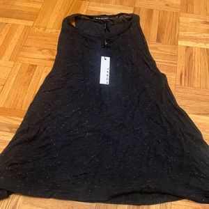 NWT Koral tank. Super long arm holes. Some mesh in back. Med. Slightly sparkly